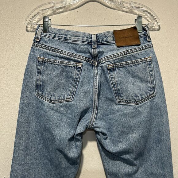 Calvin Klein Womens Jeans 5 Bootcut Y2K Double Stone Wash Mid Rise Blue - Picture 6 of 16